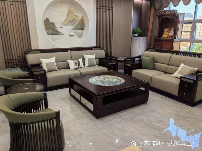 新中式別墅會所家具定制 蘇州源頭工廠，匠心鑄就高端室內外裝飾